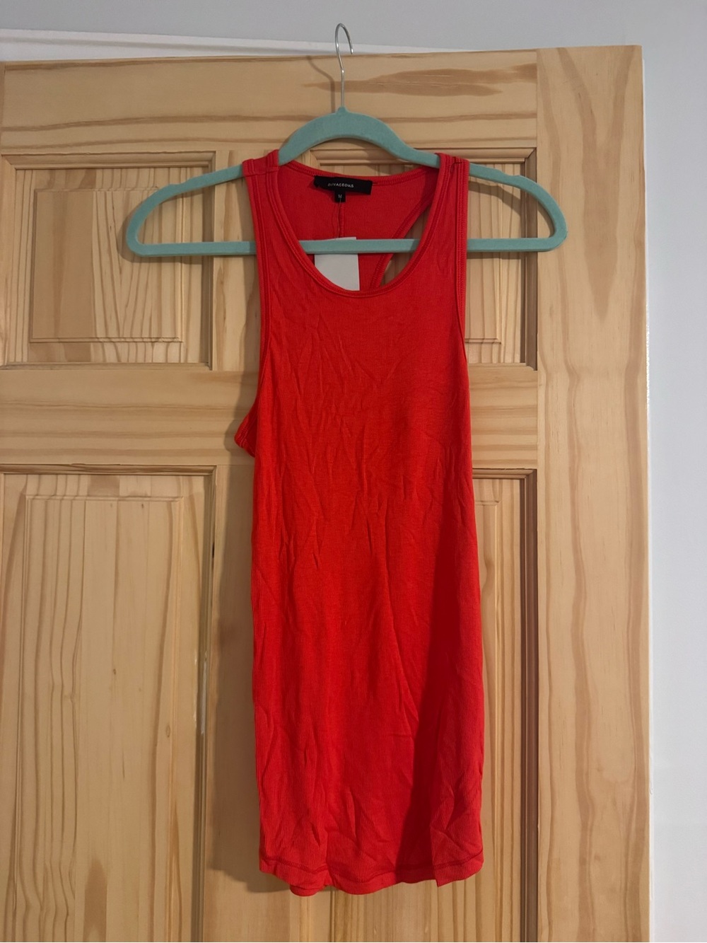 Olivaceous Bright Red Racerback Tank Top